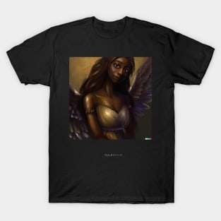 Black Female Angel T-Shirt